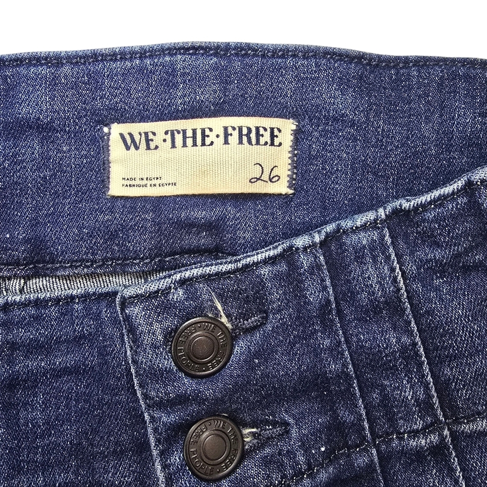 We‎ The Free Indigo Flare Jeans Size 26 - Picture 7 of 10